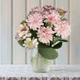 thumbnail image 5 of Artificial Chrysanthemum Daisy Bush,Realistic Faux Silk Flower Bouquet with Stems,Indoor Outdoor Home Decor for Wedding Party Table Centerpieces,office Garden Patio Balcony Decoration, 5 of 6