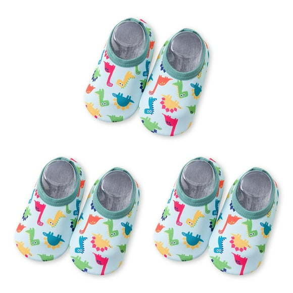 Greeniant 1 par de zapatillas de agua para niños pequeños, suela de silicona antideslizante, adorables zapatos de natación, botas de interior Type1 NO1