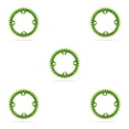 thumbnail image 3 of Juego de cadenas de bicicleta Greeniant AM / XC Aleación de aluminio Verde 34T 5Conjunto, 3 of 6