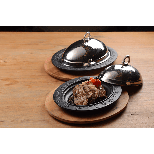 Cast iron serving dish