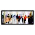 thumbnail image 2 of Stupell Industries Modern Industrial Crowd Abstract Long Exposure Abstract Photography Gray Framed Art Print Wall Art, 10 x 24, 2 of 5