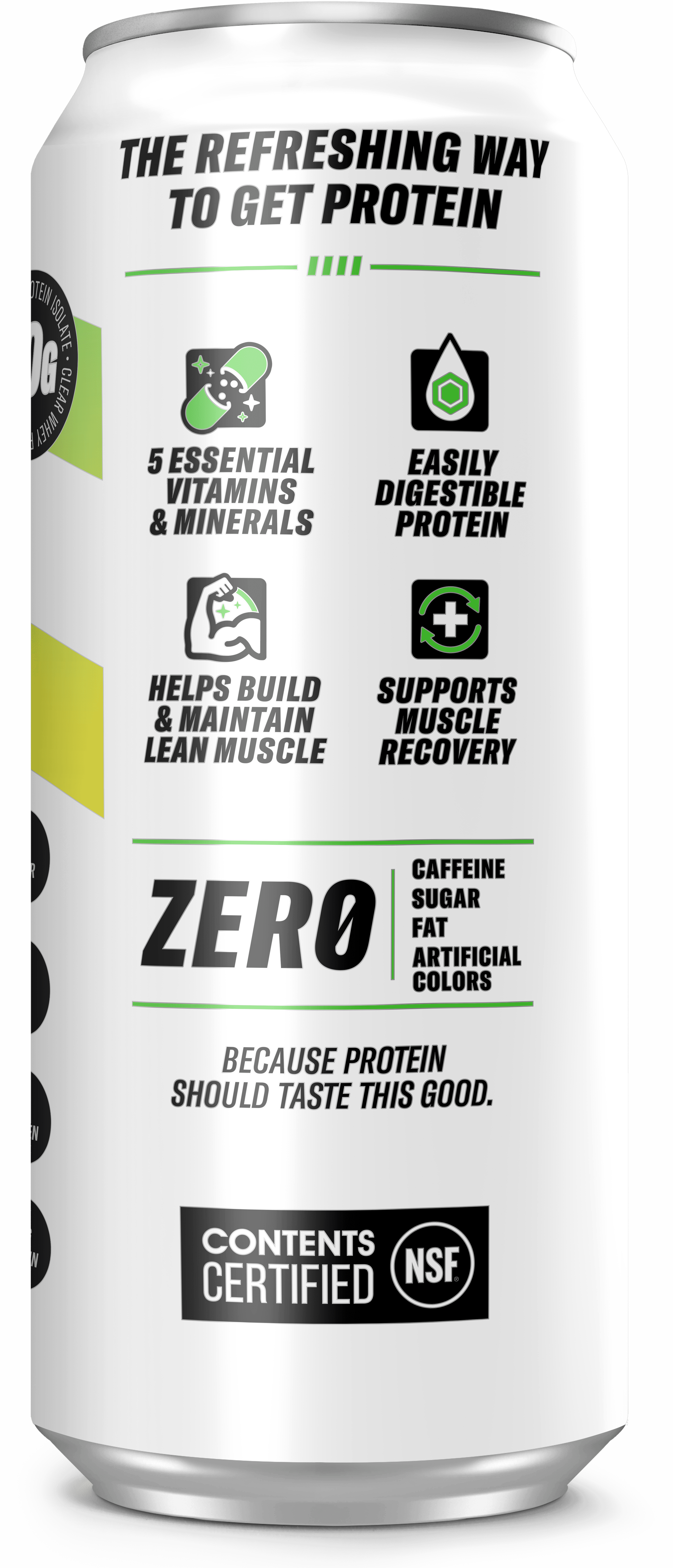 C4 Clear Protein Soda Lemon Lime Fizz, Ready to Drink, 16 fl oz