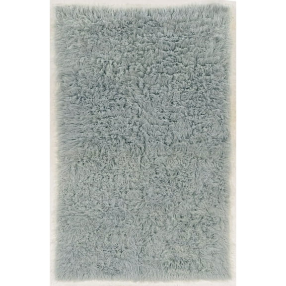 Linon Home Décor New Flokati Area Rug Collection, Light Gray, 5 x 8