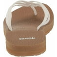 thumbnail image 5 of Sanuk Women's Yoga Sandy Flip-Flop, Tan/White, 8, 5 of 5