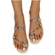 thumbnail image 4 of Sandalias con diseño de anillo en el dedo del pie con decoración de diamantes de imitación y mariposas Wmkox8yii  ytu10607, 4 of 5