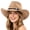Z23-Beige, variant on Felt Cattleman Cowboy Hat Wide Brim Shapeable Western Hat for Women Cowgirl Rodeo Party Halloween Country Festival