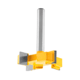 thumbnail image 3 of 8mm Shank Spoilboard Surfacing Router Bit, Router Bit, 4 Flute Face Mill, Milling Router Bit, Router Bit,1 * Router Bit,Yellow, 3 of 8