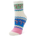 thumbnail image 2 of Airplus 2024 Double Layer Crew Sock Candy Cane Fair Isle, Woman's 5-10, 2 of 5