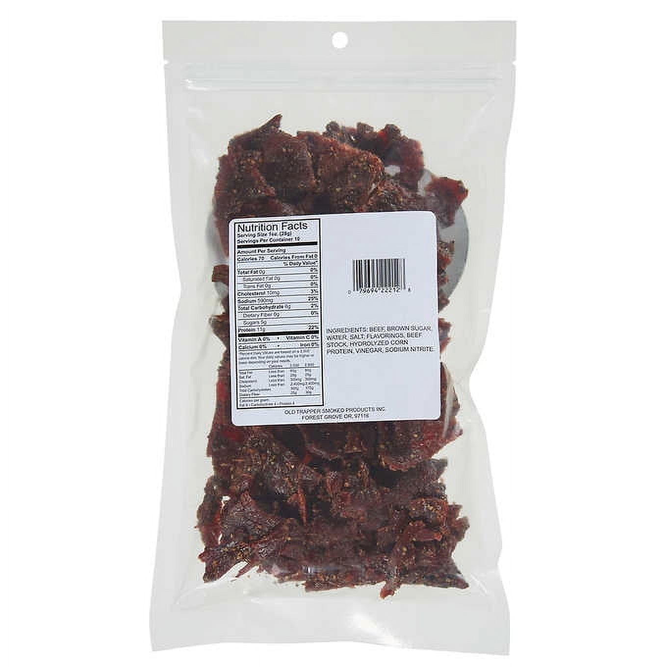 2 PACK | Old Trapper Beef Jerky, Peppered, 10 oz