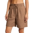 thumbnail image 6 of Sexlip Women's Pants Summer loose fit wide leg high waist casual suitable for all occasions superior comfort all day long Brown L, 6 of 6