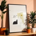 thumbnail image 3 of Tropical Villa 25 - Illustration Abstract Minimalist Modern Art Geometric Nature Surrealism Scenic Black Framed Wall Art Print 24 x 36 inches, 3 of 8