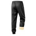 thumbnail image 7 of Xcmzpl Men's Fleece Lined Winter Sweatpant Sherpa Thermal Hiking Athletic Joggers Elastic Drawstring Waist Solid Cinch Bottom Pants with Pockets, 7 of 7