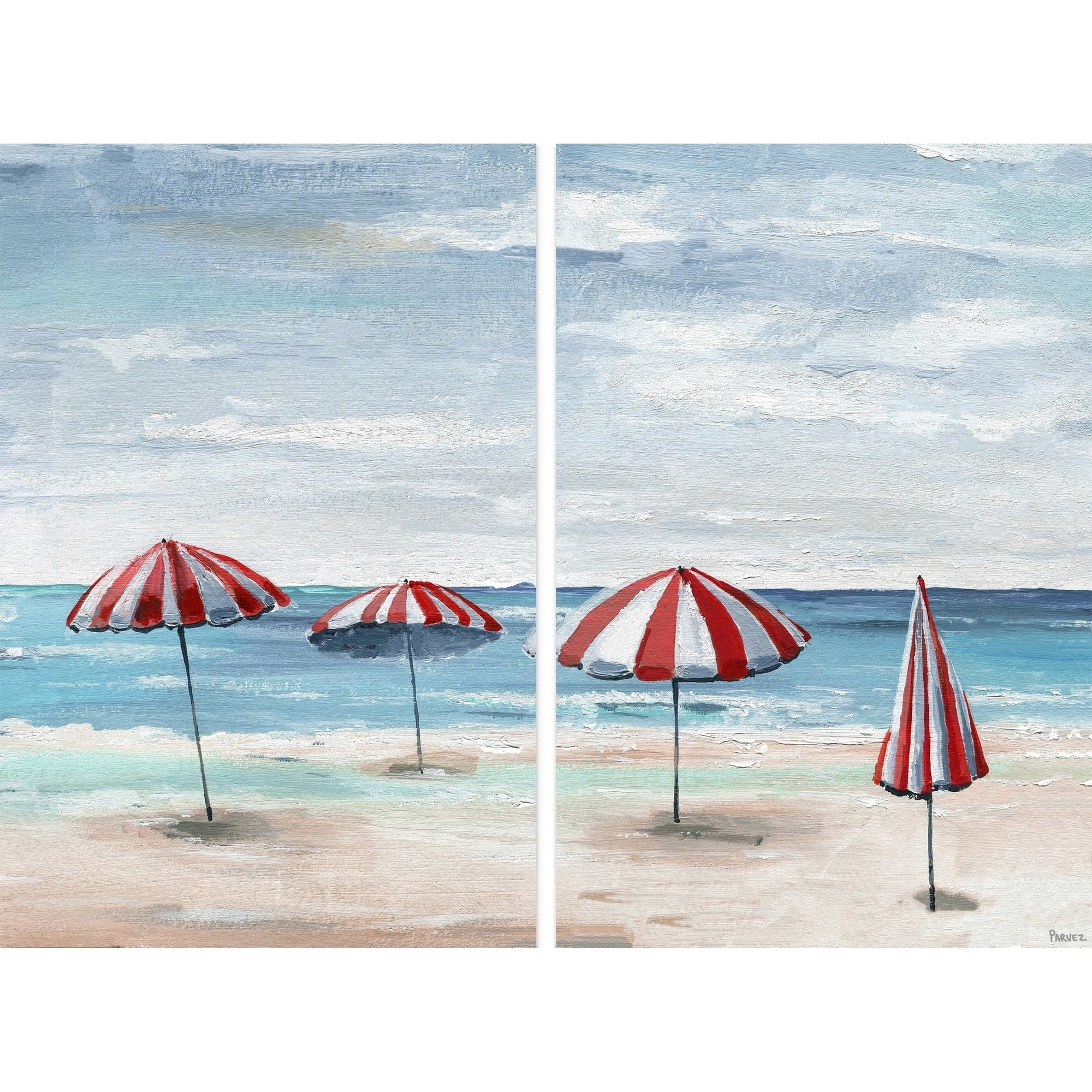 Parvez Taj Umbrella Sticks Diptych