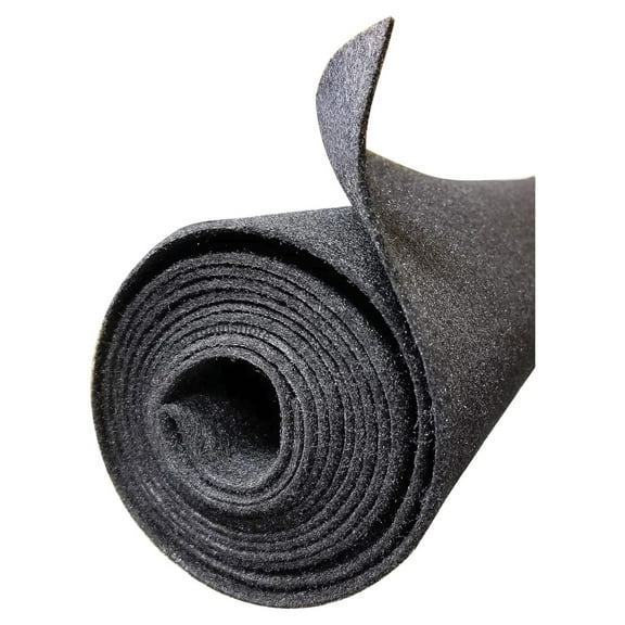 YIDOADFEAP 45 FT x 3.75FT Wide (45FTX45INCHES) Charcoal Speaker Box 45ft Backed Carpet Truck Car Trunk Liner, Cover, Interior Headliner Carpet