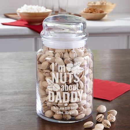 Nug Jar - Personalized Nuts About You Treat Jar, Choose I or We