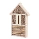 thumbnail image 3 of Casa de madera para insectos y abejas, refugio para jardín, caja nido, artesanía, adorno decorativo para exteriores, 3 of 11