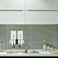 thumbnail image 4 of BRI Dispensador de jabón, diseño transparente, multifunción, ergonómico, a prueba de herrumbre, para desinfectante de manos, champú, jabón, Gel de ducha, 4 of 7