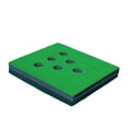 thumbnail image 2 of Alfombra verde de golf flotante para piscina, juego de patio trasero de golf acuático, juego de simulador de patio trasero de césped verde para putt 55x55CM Seis agujeros Macarena Verde de golf flotante, 2 of 8