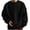 Black, variant on PuLe Hoodies for Men Fashion Men Comfortable Solid Casual Tops Long Sleeve Round-Neck Sweatshirt