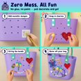 thumbnail image 4 of Kit de Manualidades PURPLE LADYBUG Bolsa de Playa de Goma DIY, 4 of 9