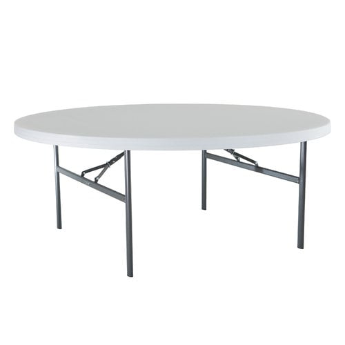 Lifetime 72 Round Folding Table, Large Round Folding Table