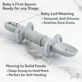 thumbnail image 3 of Re-Play Dip n ReDip Feeding Tool, Toddler Feeding Supplies, Grey, 2 Pack, 3 of 7