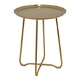 thumbnail image 2 of Three Hands Metal 15.5 in. Round End Table, 2 of 4