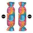 thumbnail image 4 of Candy Pillow With Pillow Core 24.6×9.8in Durable Cord Opening And Closing Design Waterproof And Easy To Install Rosybrown Tie-Dye Background Vibrant Colors, 4 of 8