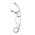 thumbnail image 2 of Stainless Steel Floss Pick, Floss Holder with Keychain Loop Portable Oral Care Tool, Stainless Steel Floss Holder Reusable Minimalist Permanent Teeth Cleaner, 2 of 8