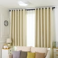 thumbnail image 1 of Cortina Opaca para Sombreado de lámpara Sor Panel de Cortina de Ventana para Privacidad para Dormitorio de Del 70-90% Beige_132x160cm perfecl Cortina opaca, 1 of 6