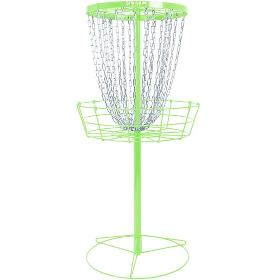 Streamline Lite Disc Golf Basket - Lime