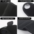 thumbnail image 3 of Correa de compresión para muñeca y muñequera, soporte deportivo para muñeca para fitness, levantamiento de pesas (negro), 3 of 5