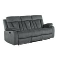thumbnail image 4 of Titan Furnishings Transitional Microfiber Fabric Sofa in Gray, 4 of 11