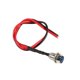 thumbnail image 2 of 4 Pcs 12v 8mm LED Panel Pilot Dash Warning Light Indicator Lamp Car Van Blue, 2 of 5