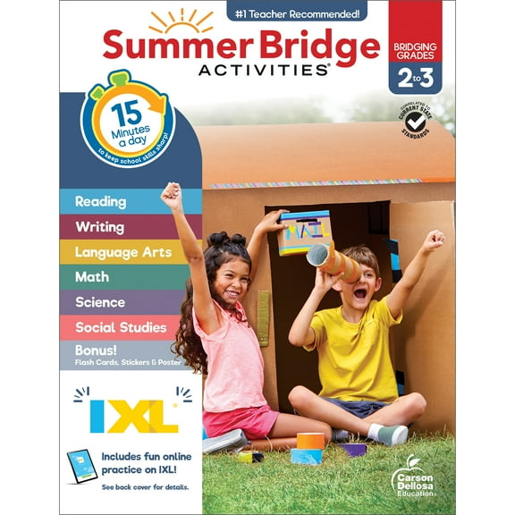Summer Bridge Activities Workbook (160 pages) Grade 2-3