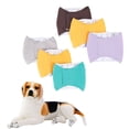thumbnail image 4 of Menstruation Reusable Pets Supplies Underwear Pet Trousers Puppy Physiological Pants Dog Panties Dog Diaper Dog Shorts PURPLE XS, 4 of 8