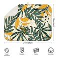 thumbnail image 2 of Summer Tropical Leaf Kitchen Drying Pad - Quick Dry Microfiber Sink Mat - Multipurpose - 18"x24", 2 of 5