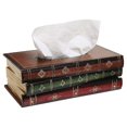 thumbnail image 1 of Vintage Style Wooden Stackable Tissue Box - Yellow Green Red - 1pc, 1 of 5
