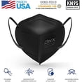 thumbnail image 5 of BNX KN95 Black Face Masks (20-Pack), (Earloop) (Model: E95), 5 of 7