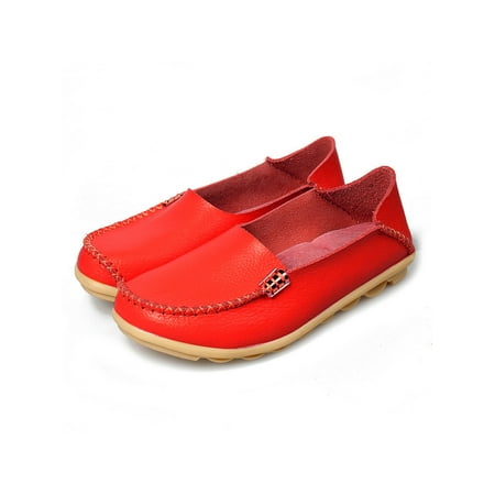 

UKAP Women s Comfort Walking Flat Loafer Casual Round Toe Moccasins Comfortable Driving Shoes
