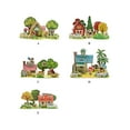 thumbnail image 3 of 3D Paper Assembly House Model Children DIY Paper Building Architecture Model Kids Early Educational Toy Type 3, 3 of 7