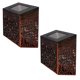 thumbnail image 2 of Lámpara Solar LED de Pared para Exterior, Luces de Jardín para Valla, Impermeable IP65, Decoración para Balcón, Patio y Jardín, 11x12 cm, 2 of 8