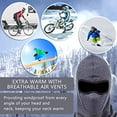 thumbnail image 2 of Etcbuys Unisex Winter Fleece Face, Windproof Ski Mask (Gray), 2 of 6