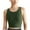 Army Green, variant on skpabo Sports Bras Women's Anti-Shock Gathering Sports Underwear Bra Yoga Wear Tank Top for Outgoing Holiday Size 8-14