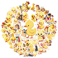 thumbnail image 2 of cartoon Duck Stickers Stickers, Waterproof Duck Stickers Sticker for Water Bottle Laptop Phone Cases Planner Skateboard Luggage Helmet Party Favor Decor, Ideal for Adults Teens Teacher Rewards, 2 of 9