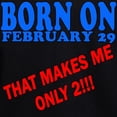 thumbnail image 3 of CafePress - Leap Year Birthday I'm 2 - Kids Hooded Sweatshirt, Classic Hoodie, 3 of 4