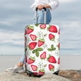 thumbnail image 7 of Logiee Strawberry1 Print Travel Luggage Cover,Suitcase Protector, Washable Elastic Suitcase Baggage Cover,Closure for Wheeled Suitcase Fit 18-32 Inch Luggage-Small, 7 of 7