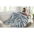 thumbnail image 6 of Crafted by Catherine  Print Cozy Knit Throw Blanket 60" x 70" Inches, Soft  Decorative Throw for Couch Bed Sofa Travel,  Blue, 6 of 8