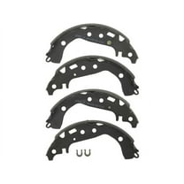 Rear Brake Shoe Set - Compatible with 2007 - 2018 Toyota Yaris 2008 2009 2010 2011 2012 2013 2014 2015 2016 2017