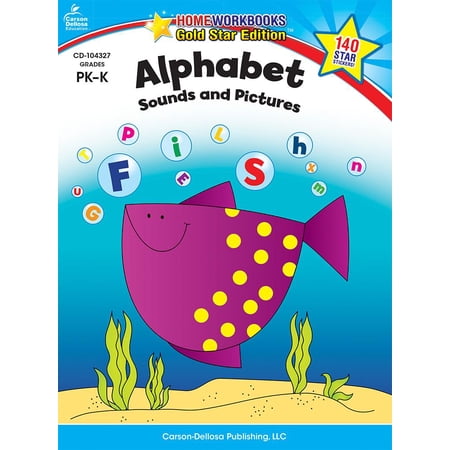 Home Workbooks: Gold Star Edition: Alphabet, Grades Pk - K: Gold Star Edition (Hardcover)